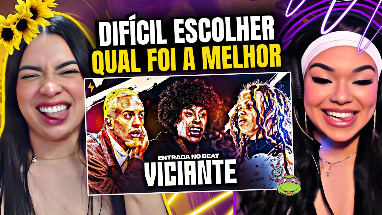 as ENTRADAS NO BEAT mais SATISFATÓRIAS! | NAT e VIC MV [REACT]