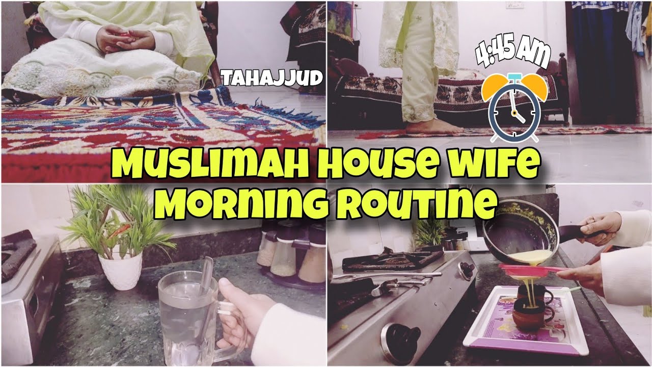 MUSLIMAH HOUSE WIFE MORNING ROUTINE | 