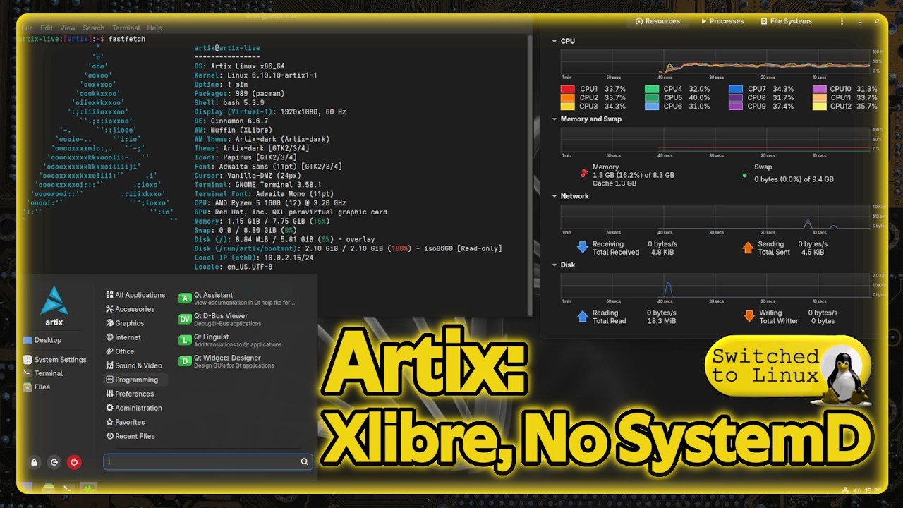 Artix Linux: Xlibre, no SystemD...but how do I get it properly install???
