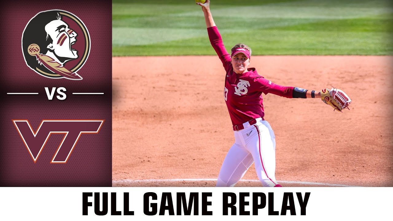 Florida State vs. Virginia Tech Full Game Replay | 2023 ACC Softball (Game 3)