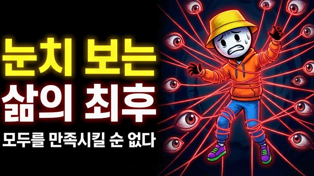 최신 심리학 남 눈치만 보는 사람들의 심리적 비극.인간관계