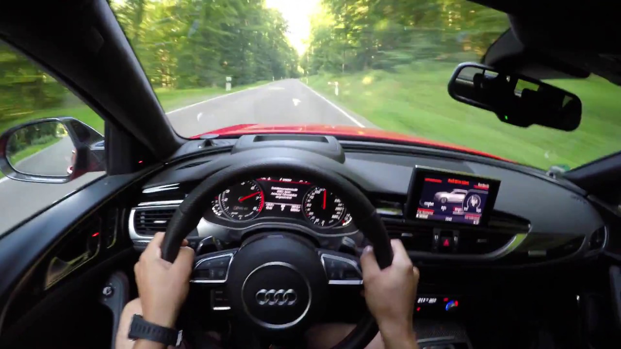 Audi RS6 C7 Acceleration & POV Drive