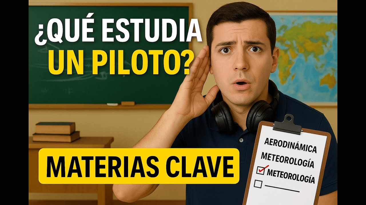 Quieres Ser Piloto? 👨‍✈️📚 Esto Es Lo Que Debes Estudiar – ¡Descúbrelo Aquí! ✔️