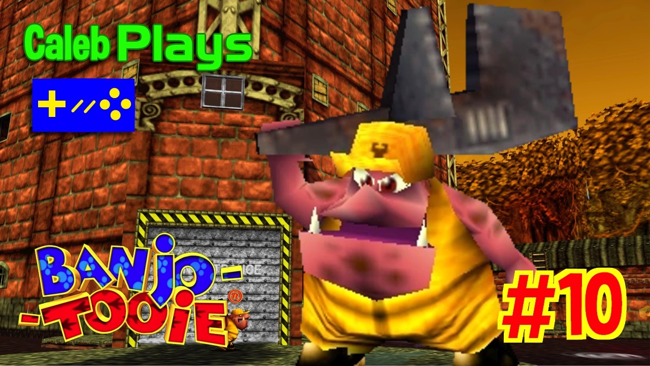 Caleb Plays Banjo-Tooie (PART 10) - Escaping the Dinosaurs and Entering an Evil Factory