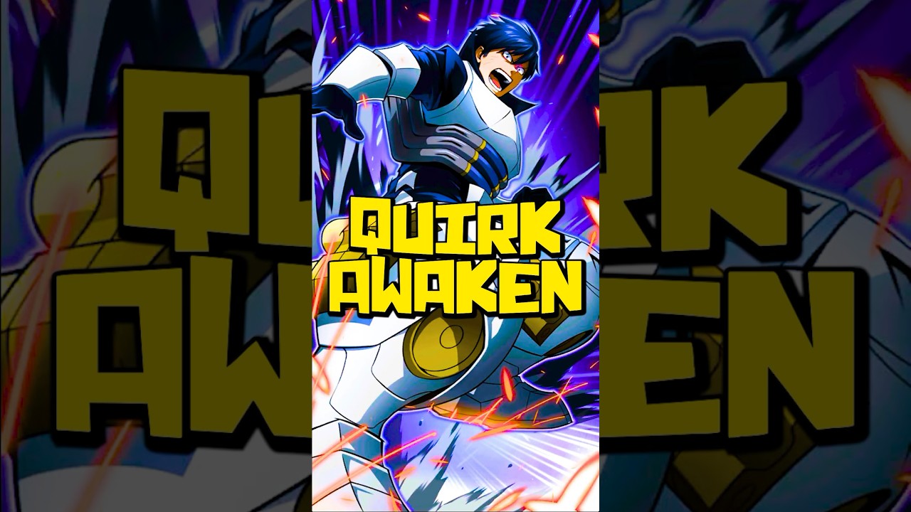 Tenya Iida's Quirk Awakening Activates the Speed Force | My Hero Academia Quirk Awakenings Explained