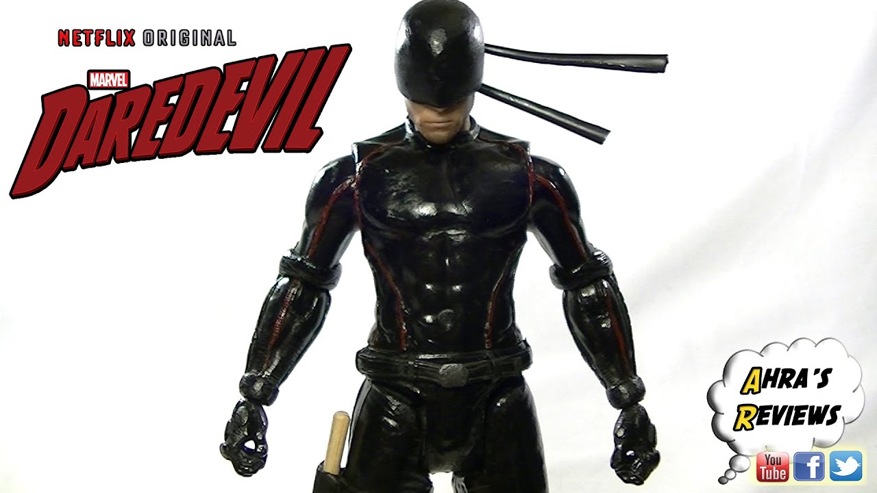 Marvel Netflix Daredevil Black Costume Custom Tv Series Action Figure 7 Inch Scale