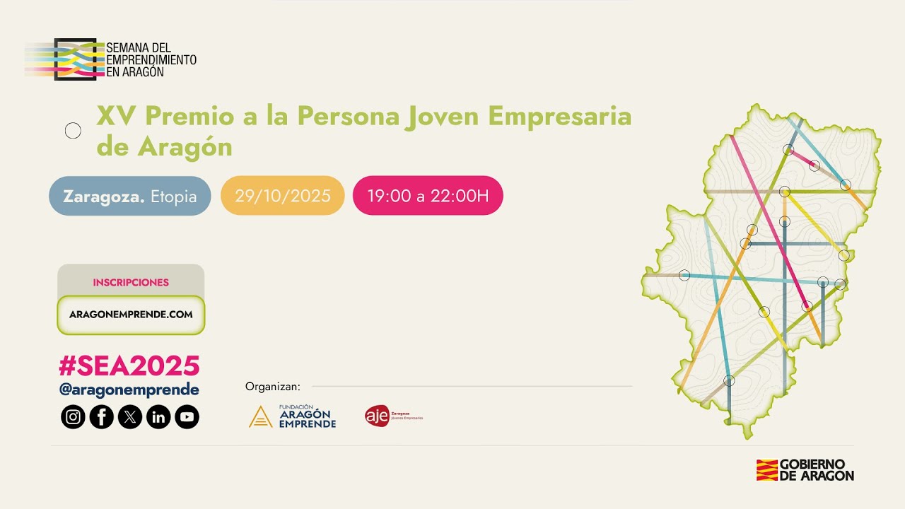 #SEA2025 | XV Premio a la Persona Joven Empresaria de Aragón