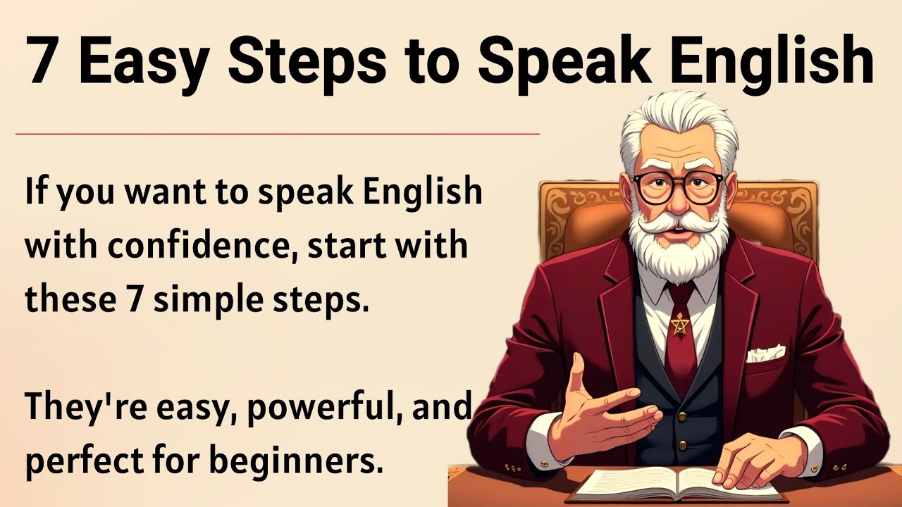 7 Easy Steps to Speak English Fluently || Learn English With Podcast || Speak English Fluently 