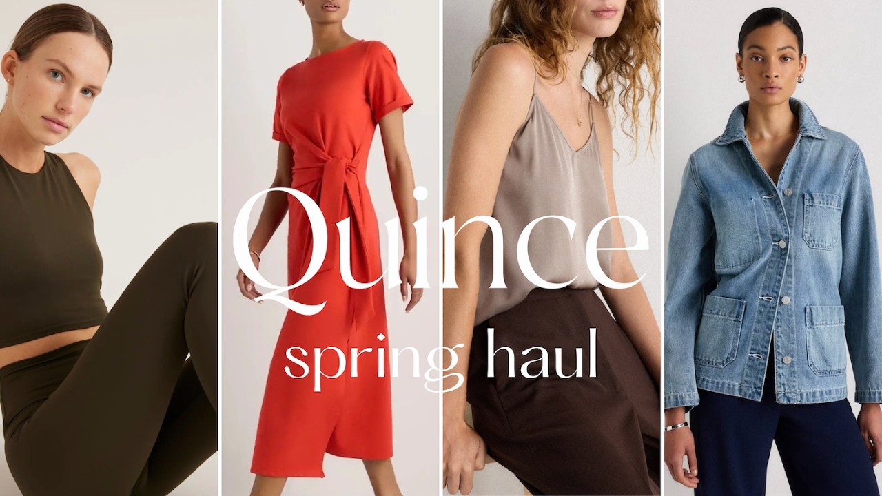 Новые весенние поступления от Quince + тестирование их оздоровительной продукции.