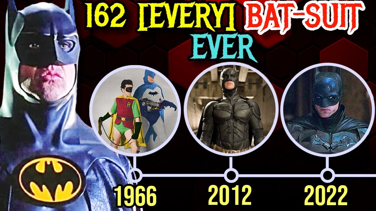 162 (Every) Bat-Suit That Batman Has Donned From Every Universe And Story - Explored In Detail!