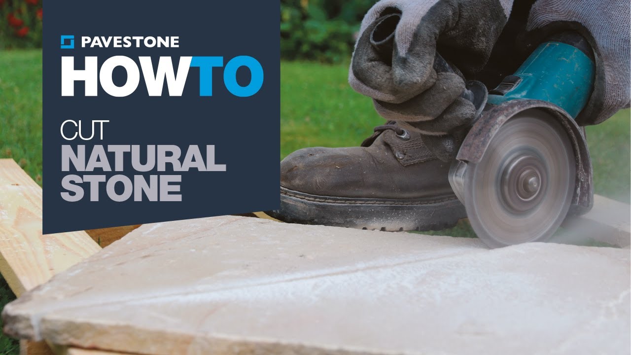 How to Cut Natural Stone Paving
