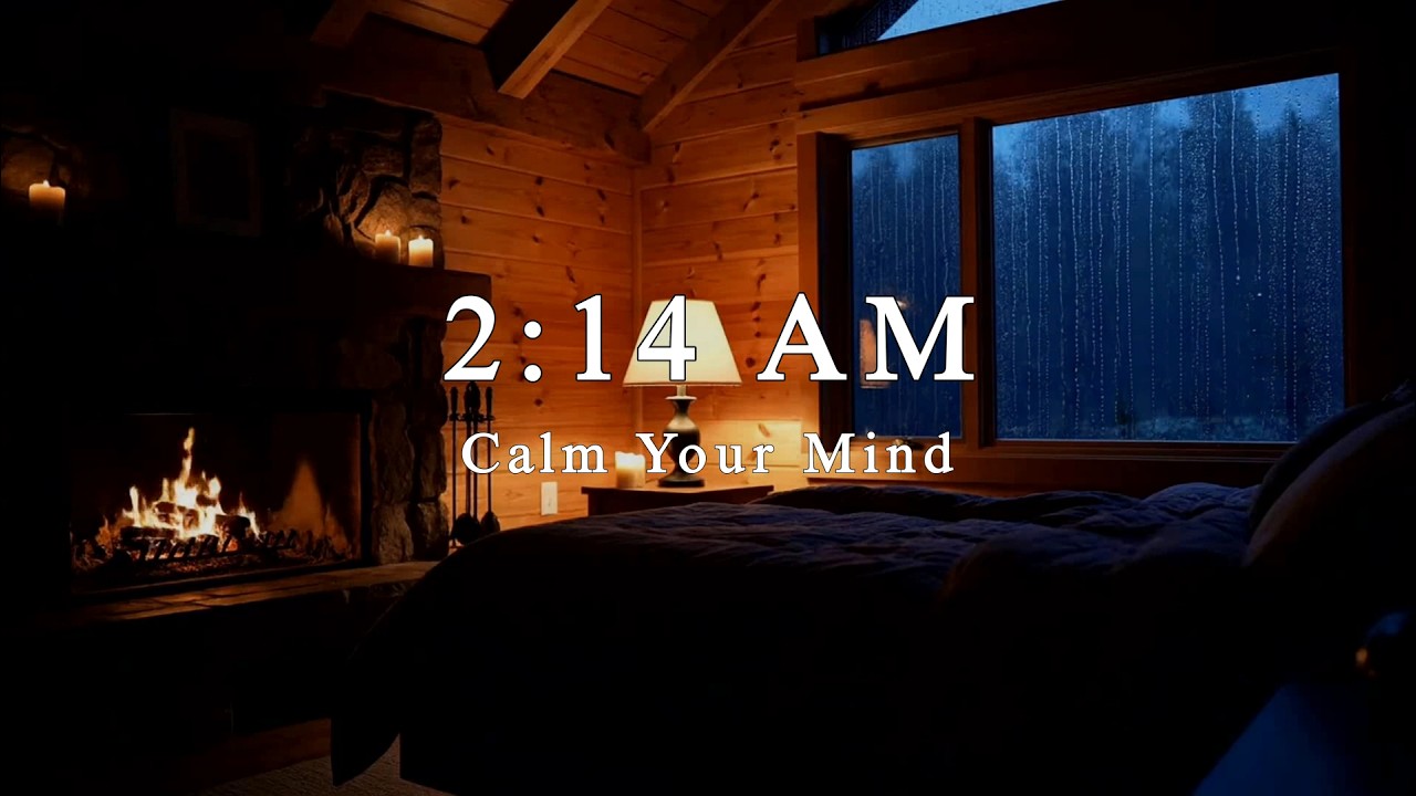 2:14 AM Calm Your Mind and Sleep 🌧 Rain Piano for Insomnia