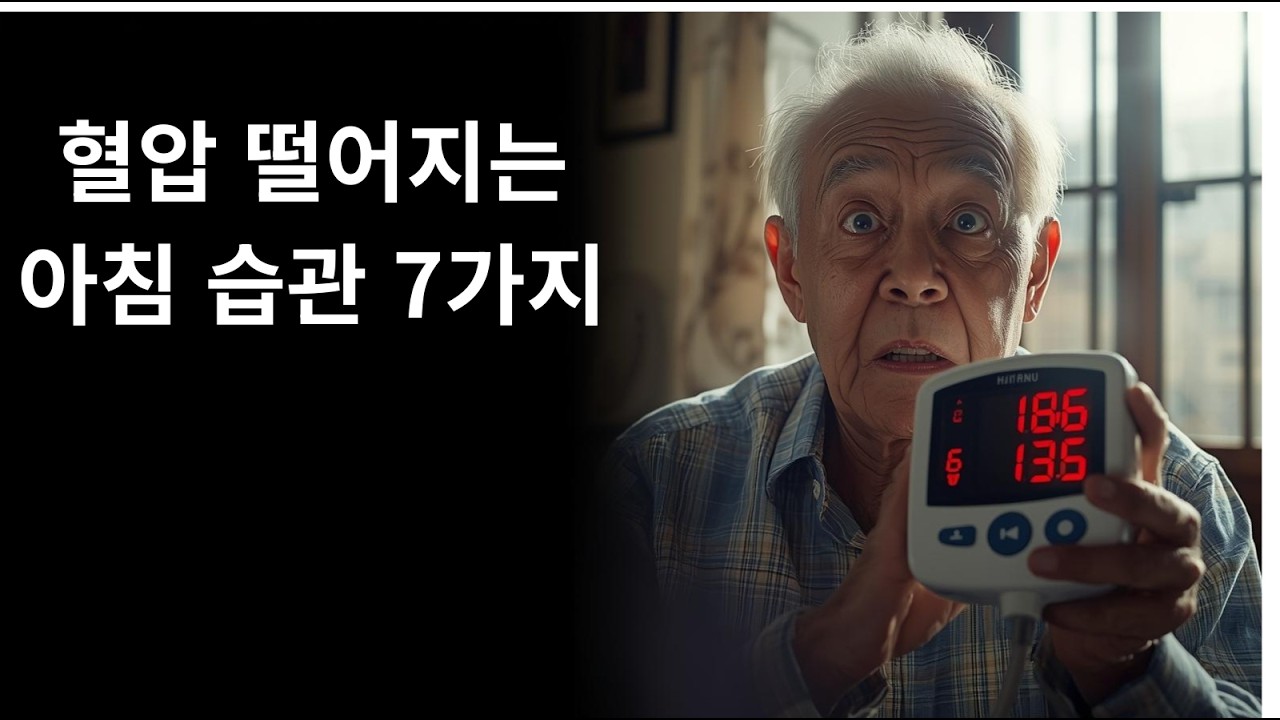 60대 이후 혈압 낮추는 아침 습관 7가지 (의사들이 강조하는 방법)