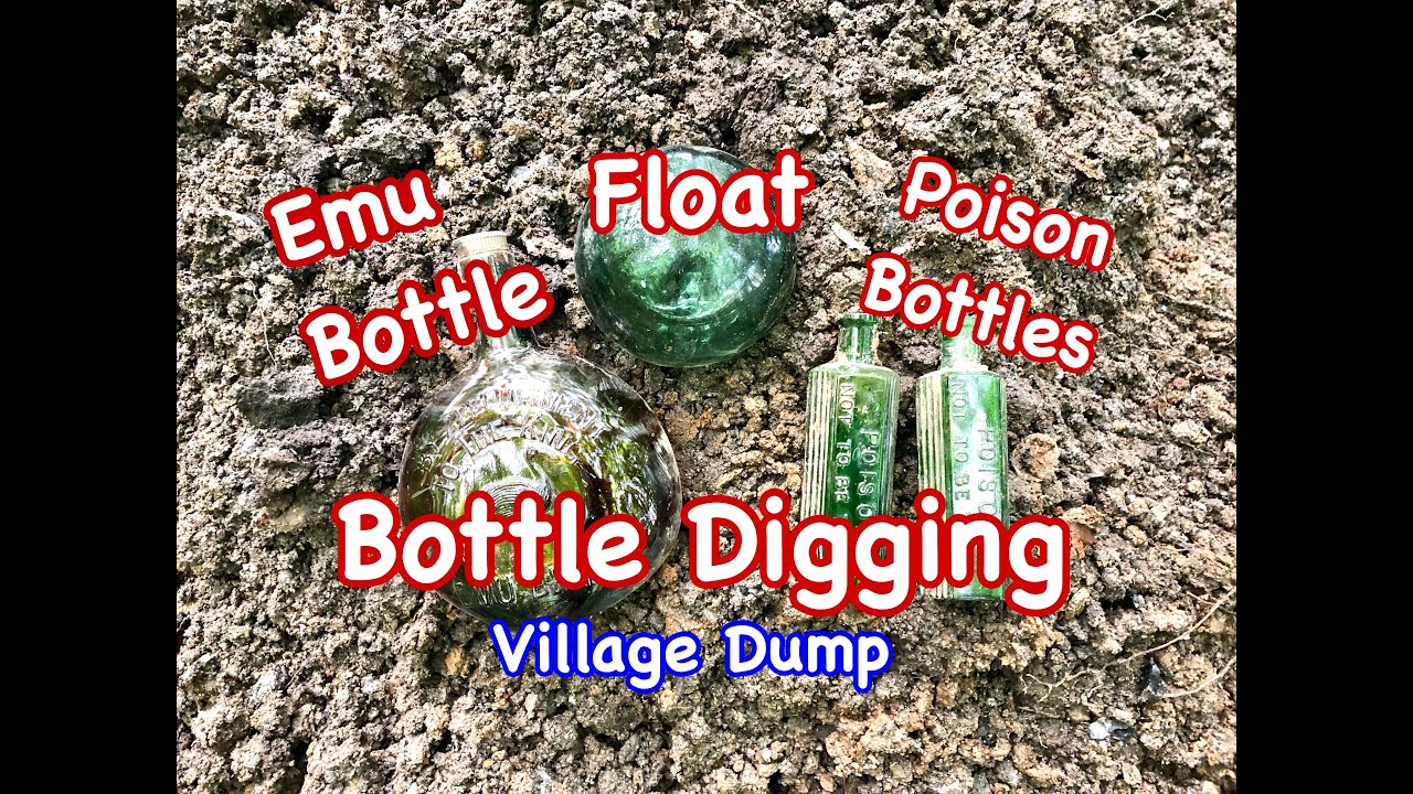 Bottle Digging - Poison Bottles, Emu Bottle, Victorian Float - Episode 21