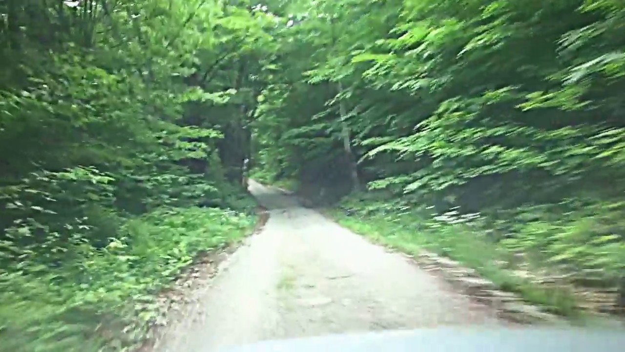Drive Up Foss Mt  Road in Eaton, New Hampshire.