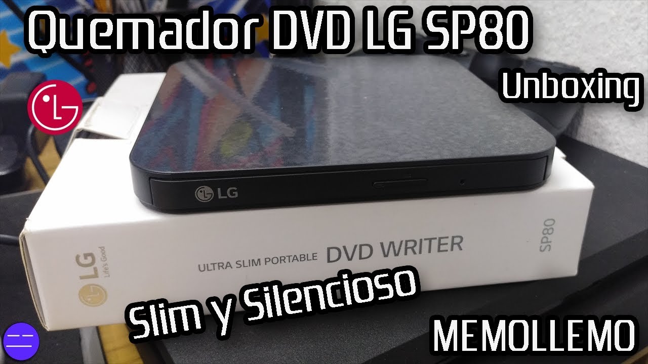 Quemador DVD LG SP80 | Unboxing & Review |