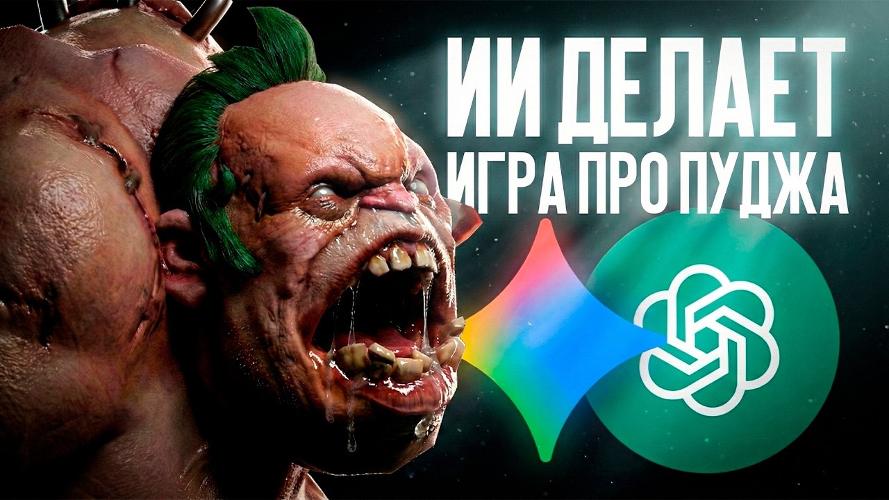 ПОПРОСИЛ НЕЙРОСЕТЬ СДЕЛАТЬ ИГРУ ПРО ПУДЖА (DOTA 2)