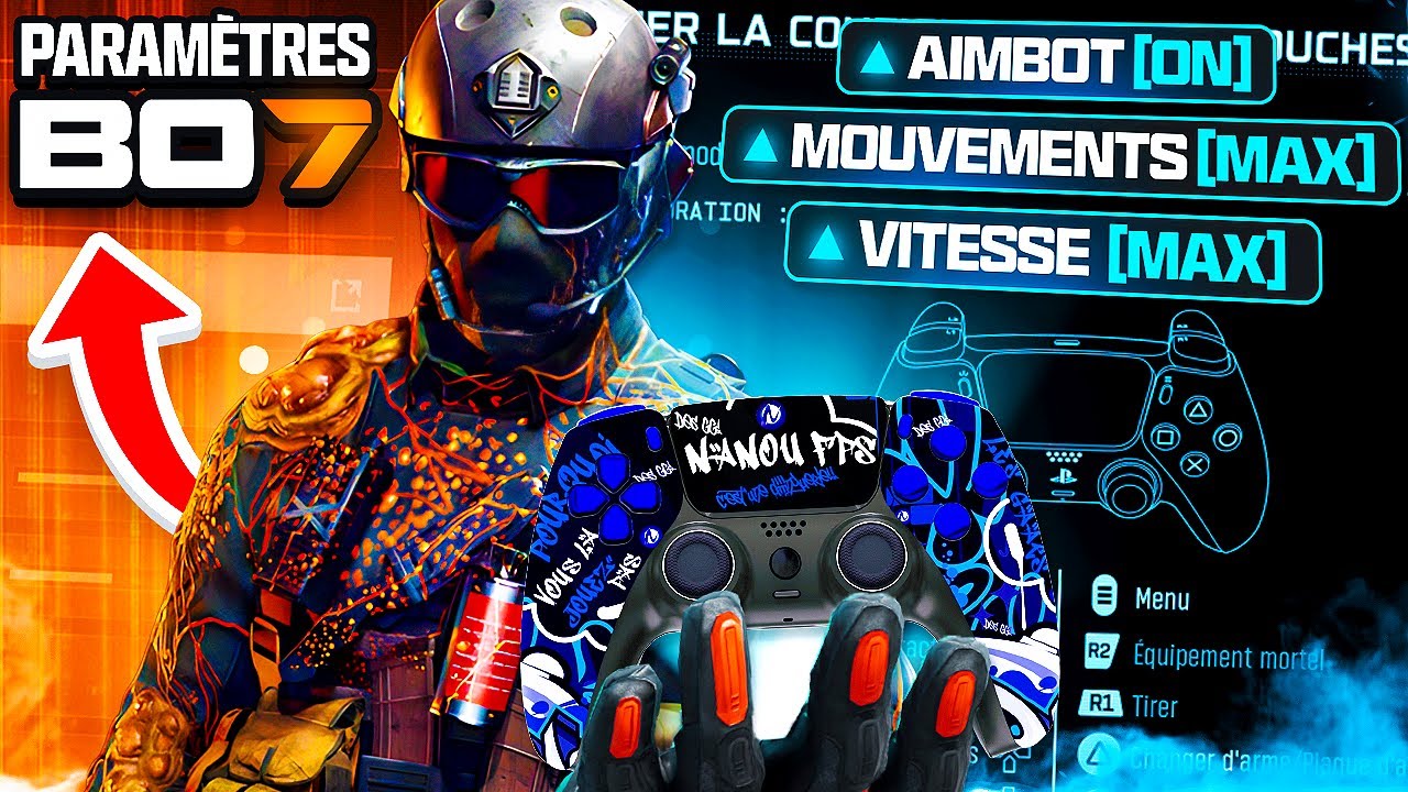 Les Meilleurs Param&egrave;tres Manette Joueur Pro DE BO7