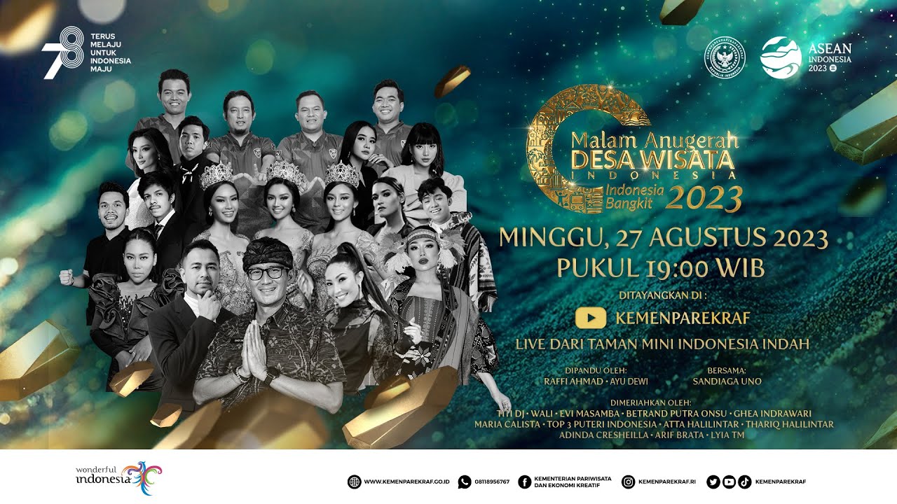 [LIVE] Malam Anugerah Desa Wisata Indonesia 2023