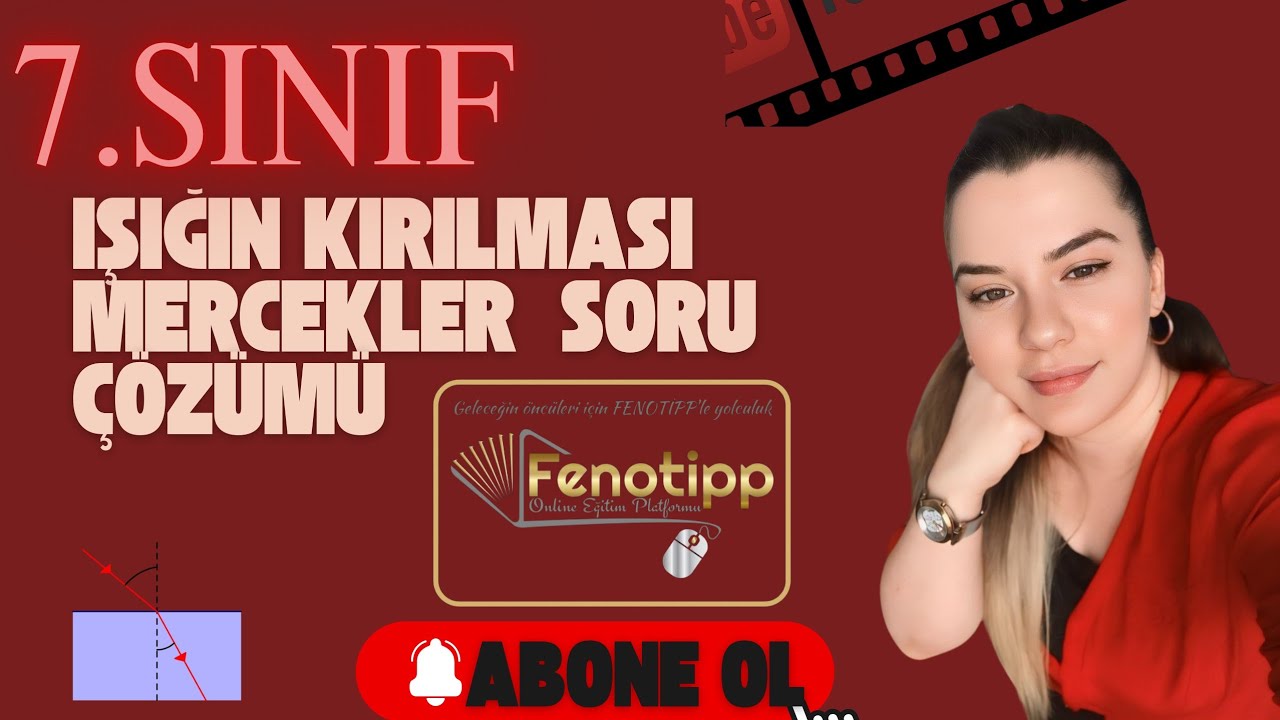 7.sınıf | Fen Bilimleri | Işığın Kırılması ve Mercekler Soru Çözümü
