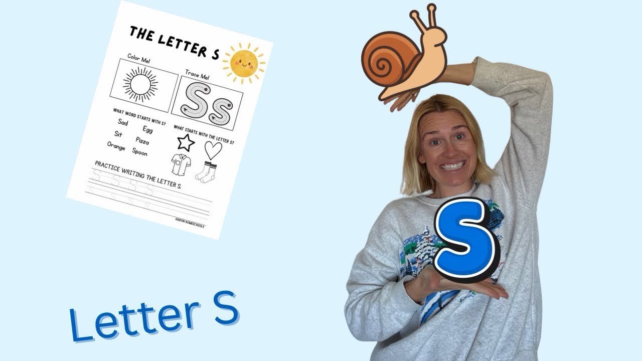 Letter S- FREE WORKSHEET