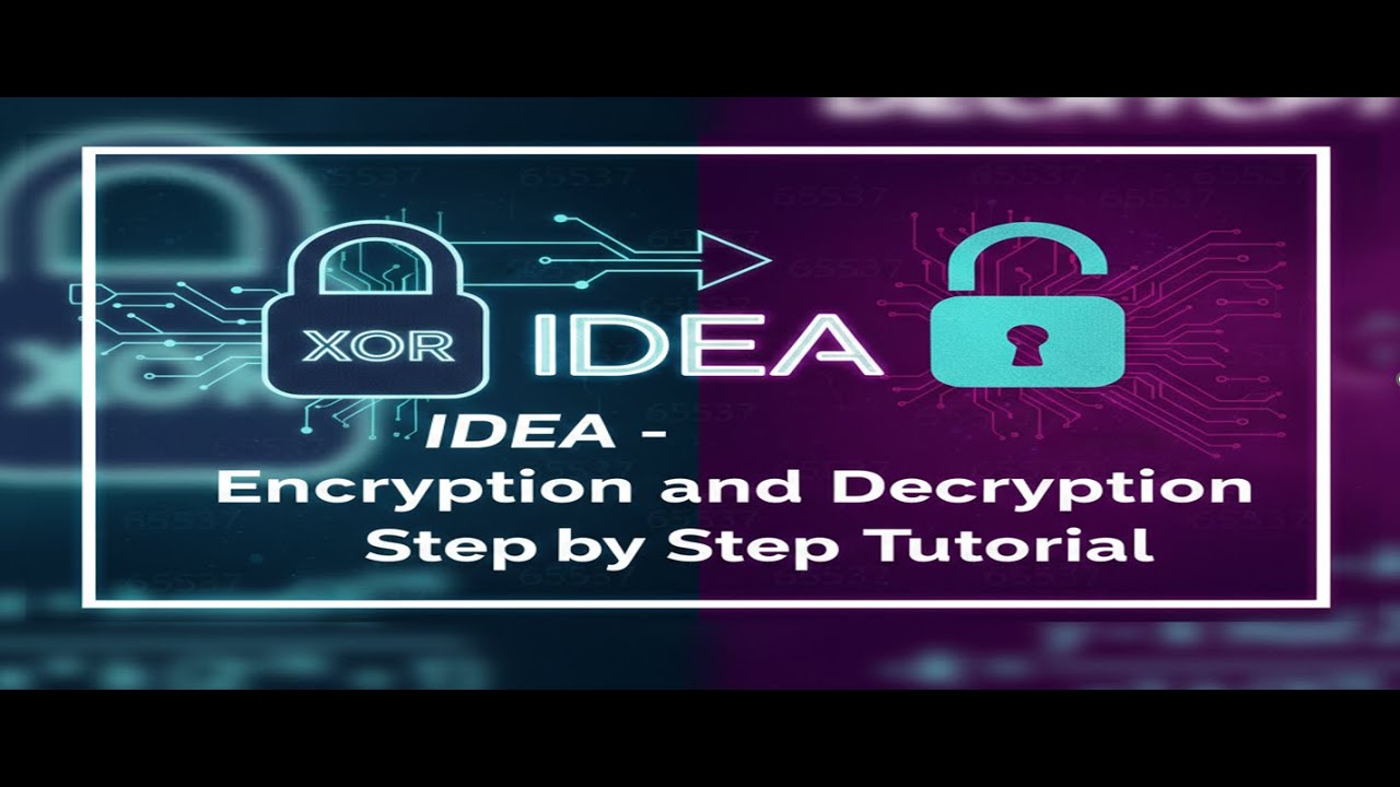 Объяснение принципа шифрования IDEA: раунды, модульная математика и мультипликативные обратные чи...