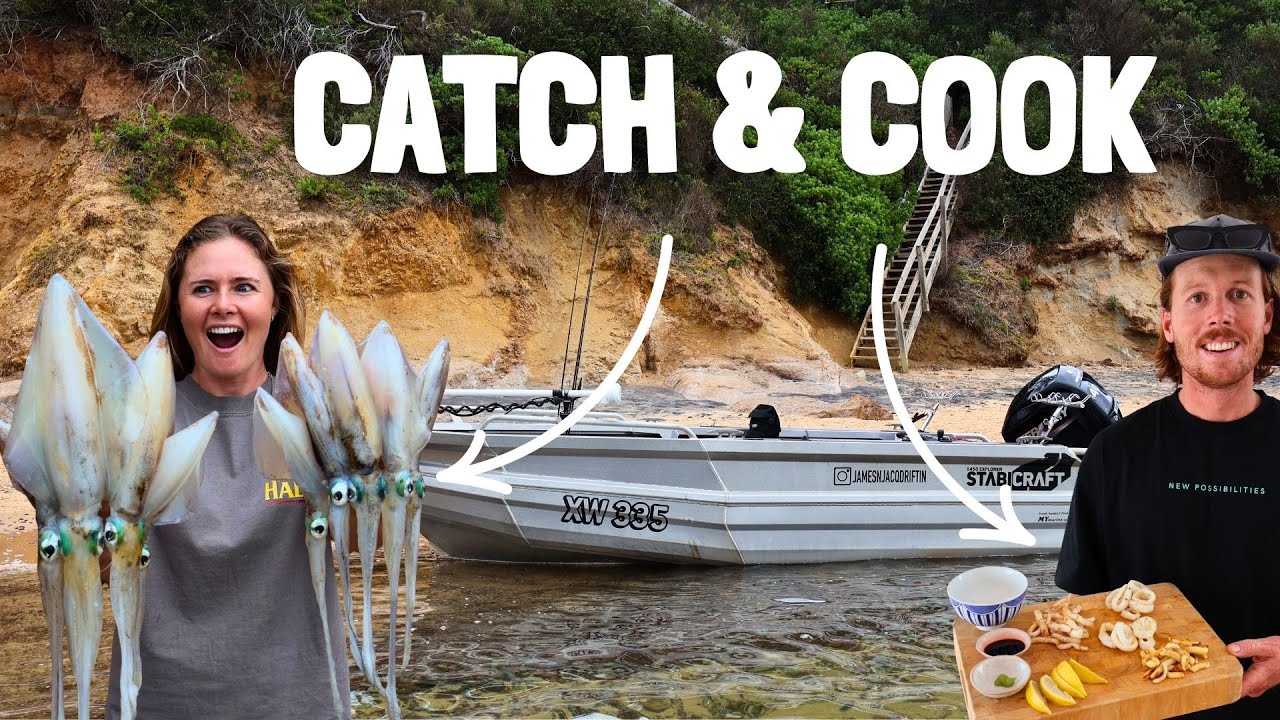 We Caught FRESH Squid & Tested 5 Ways To Cook It - The Great South Ep - 4