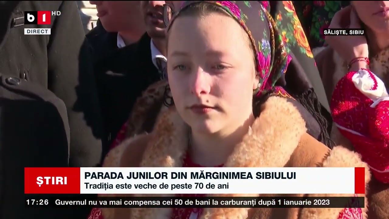 PARADA JUNILOR DIN MĂRGINIMEA SIBIULUI_Știri B1_28 dec 2022