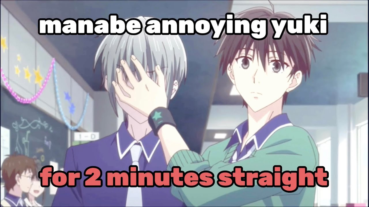 manabe annoying yuki for 2 minutes straight (dub)