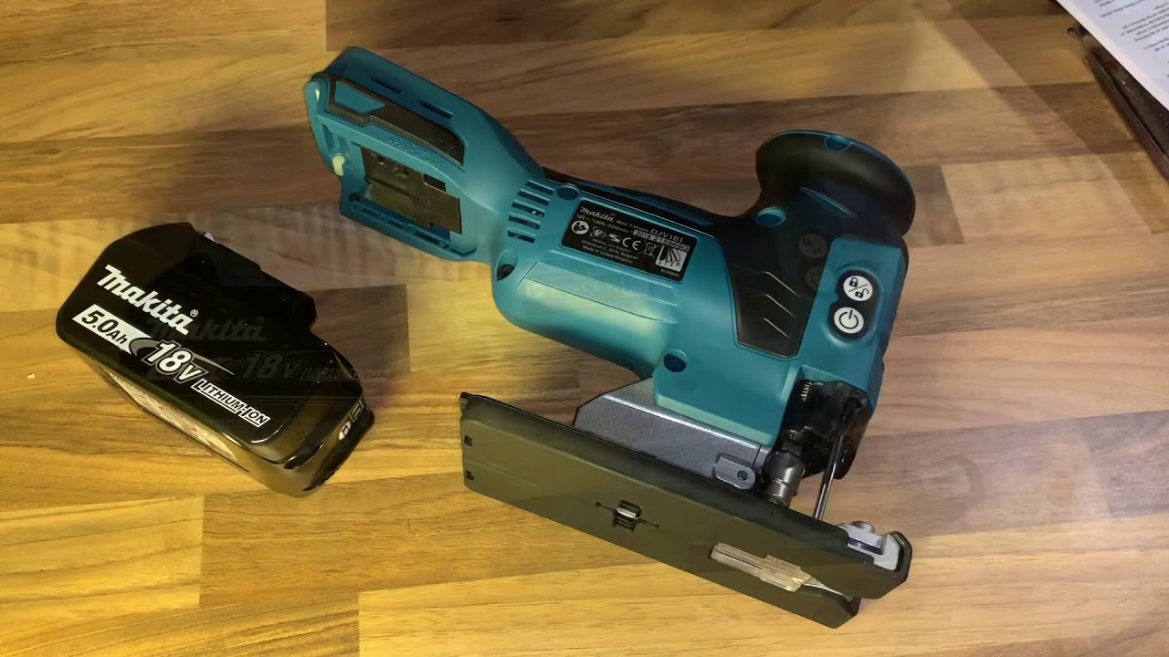 Makita XVJ01Z 18V LXT Brushless Barrel Grip Jig Saw unboxing and instructions