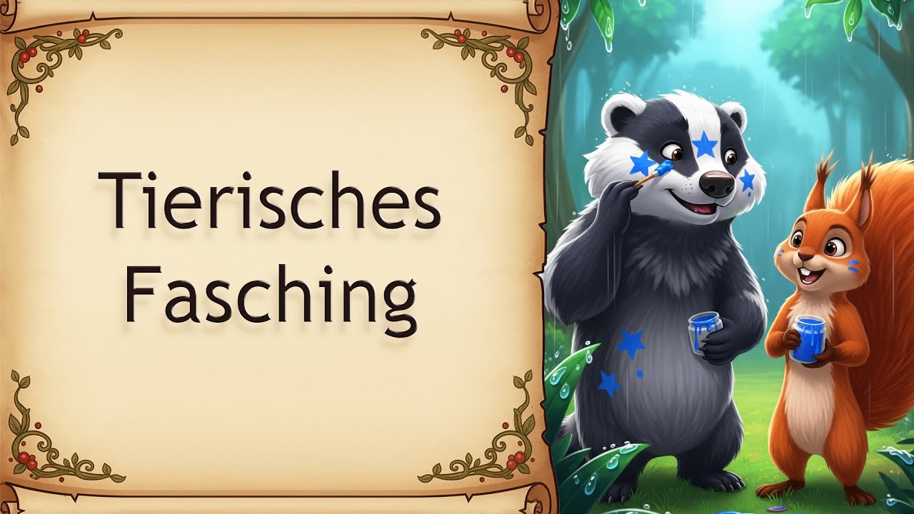 Tierisches Fasching im Funkelwald 🎭 | Eine Vorlesegeschichte über Mut & wahre Freunde