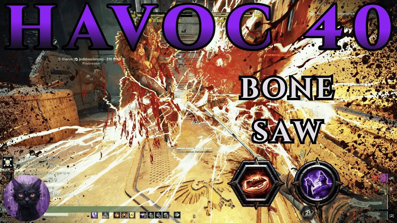 Hive Scum - Bone Saw & Needle Pistol | Havoc 40 Gameplay | Ascension Riser | Darktide
