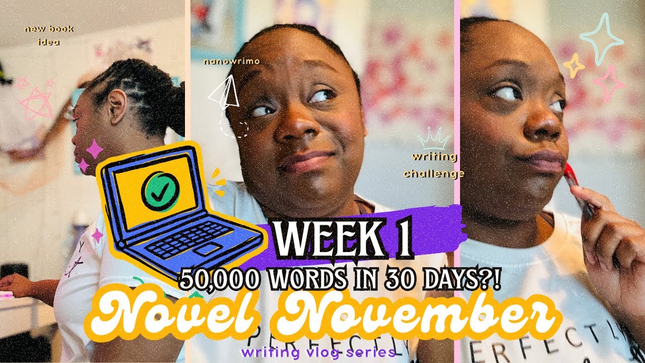 Novel November | Week 1: Starting My 50K Word Challenge (writing vlog)