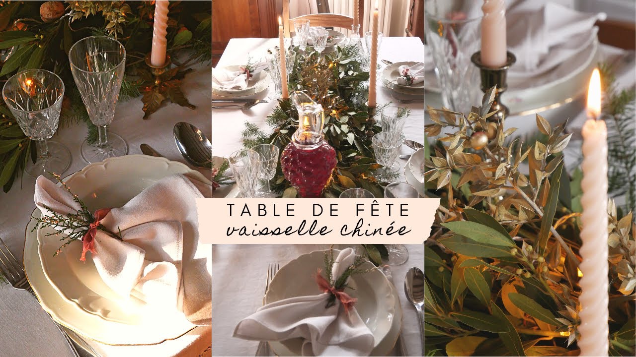 Table de fête : je chine la vaisselle ! || Holiday tablescape: I thrifted the tableware! (eng.sub)
