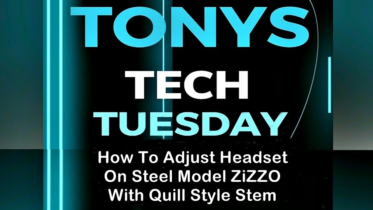 Tony's Tech Tuesday How To Adjust Headset on Quill Style Steel ZiZZO Folding Bikes #zizzobikes