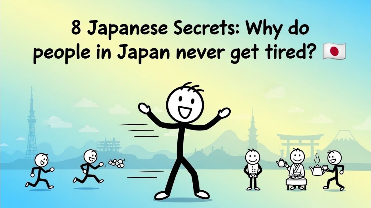  8 Japanese Secrets: Kyun Japan ke log kabhi thakte nahi? 🇯🇵