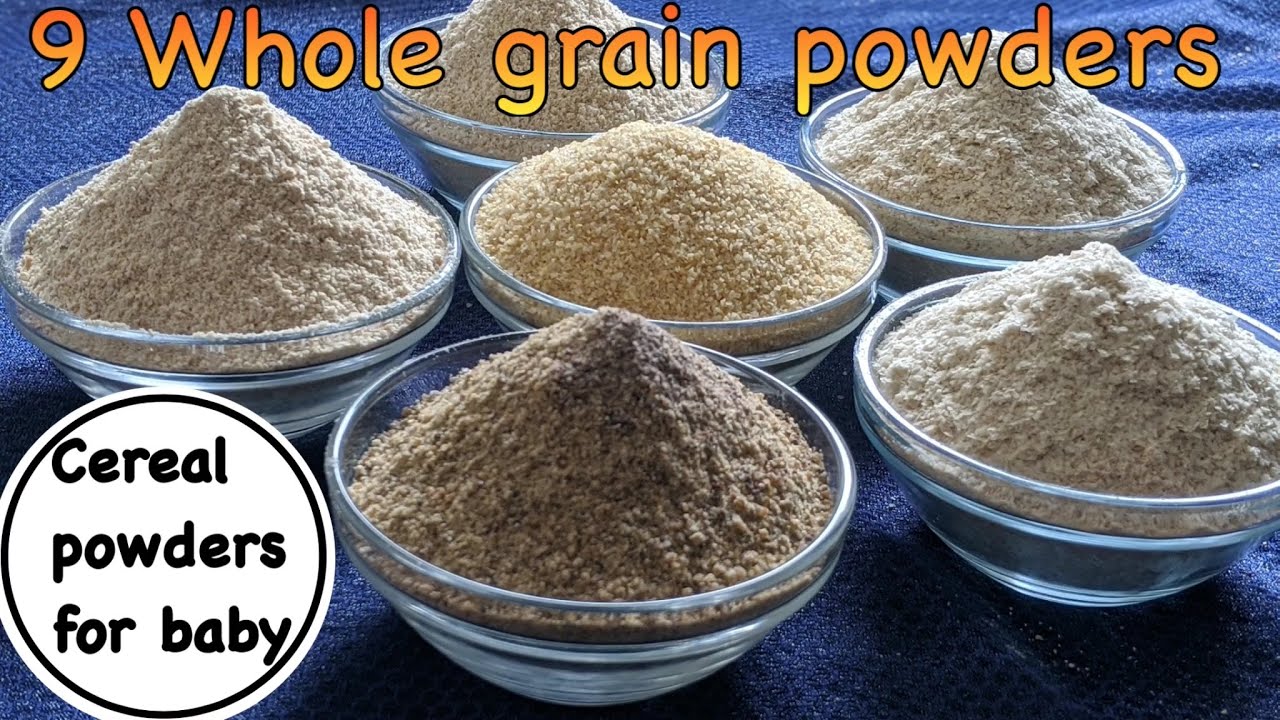 6-12months Baby Food | Instant Whole Grain powders | Healthy Baby food | Cereal powders for baby