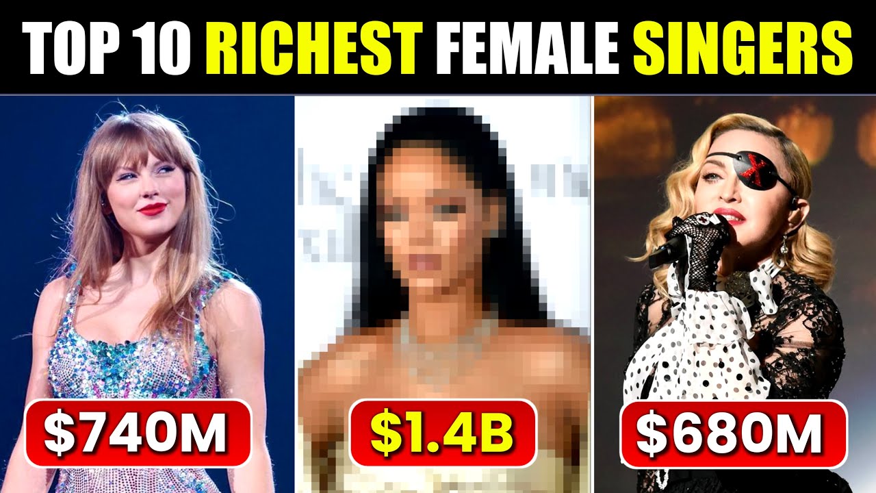 Shocking Net Worth of the Richest Female Singers 2025