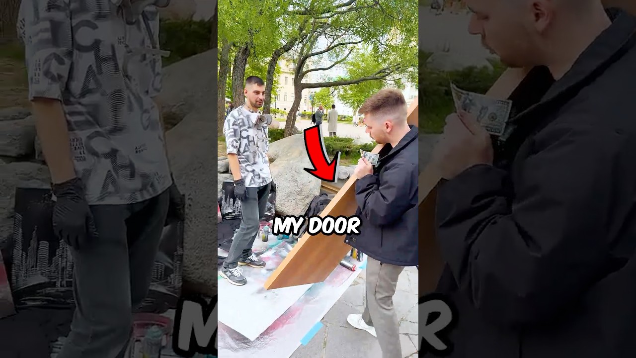 A Street Artist Painted My Bedroom Door 🤯🚪 #art