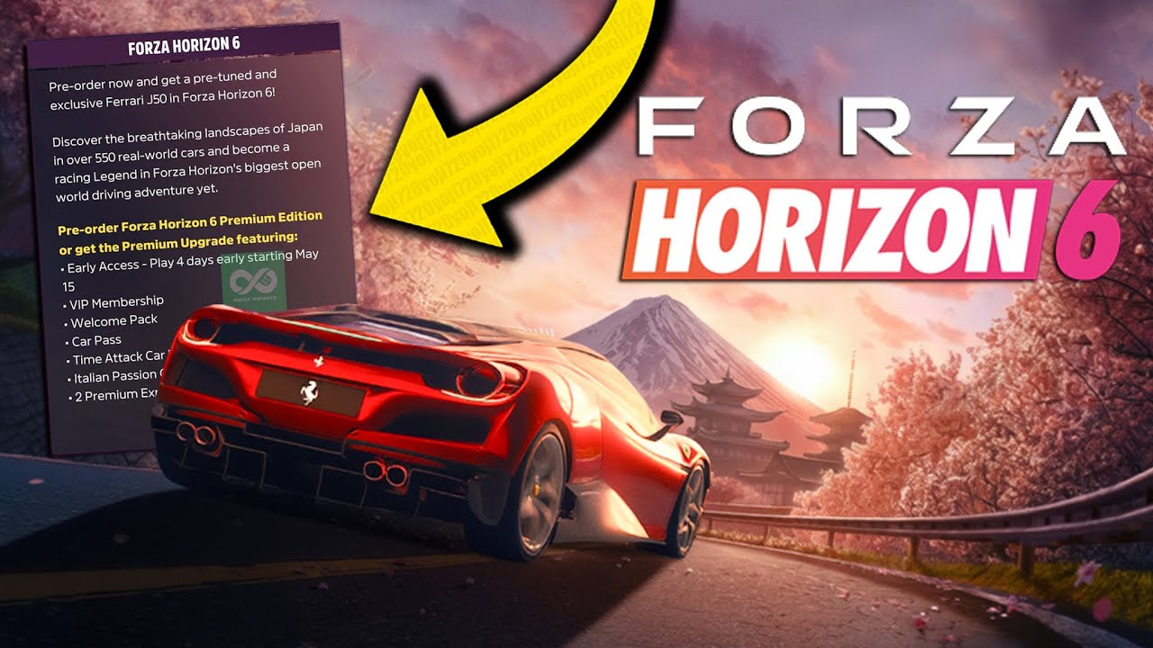gram tak długo w FORZA HORIZON 5, aż nie wyskoczy fejkowa reklama FH6 😂🔴