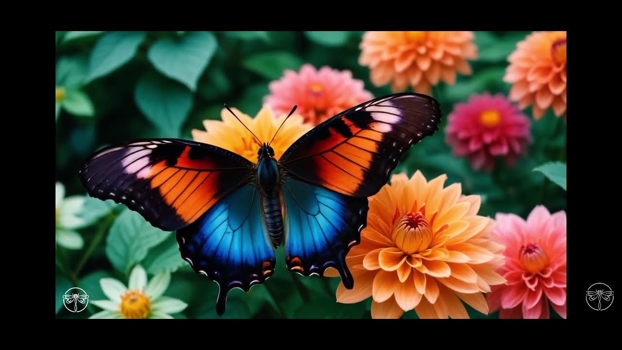 The Pretty Butterflies 🦋 With Calm Relaxing Music For Meditation Yoga And Anxiety 
