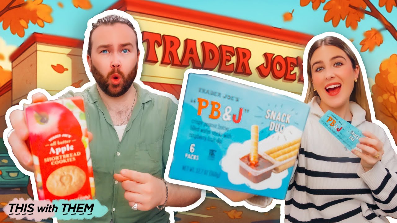 TRYING SEASONAL TRADER JOE’S SNACKS WITH PRICES 💵  & MEET DAISY! 👶