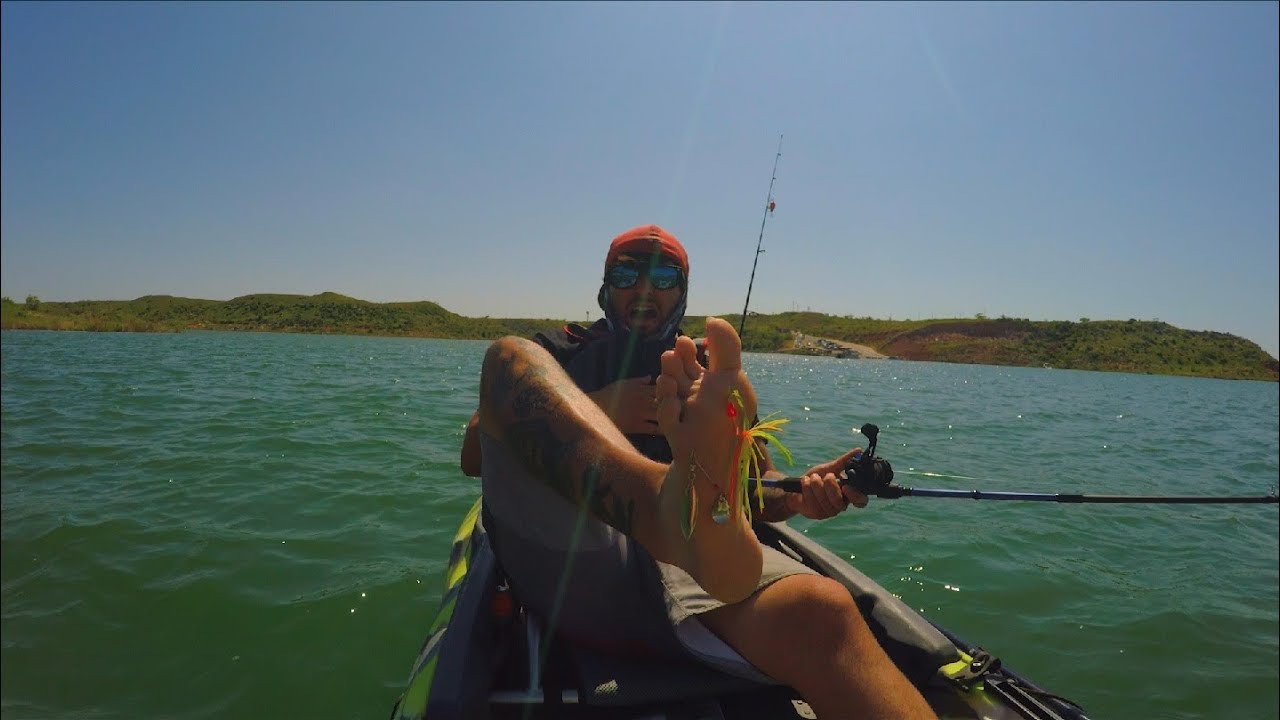 MY FIRST TIME ON A FISHING KAYAK!!