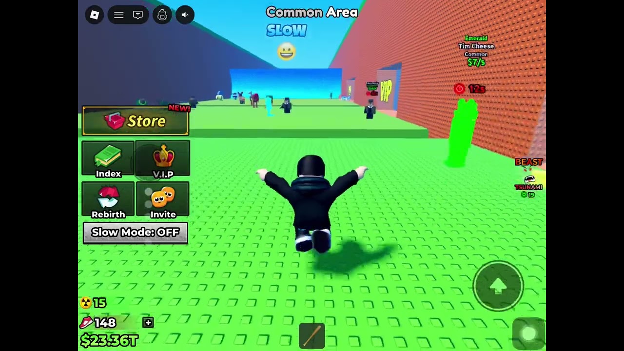 I have collected a CELESTIAL brainrot in Escape Tsunami For Brainrot