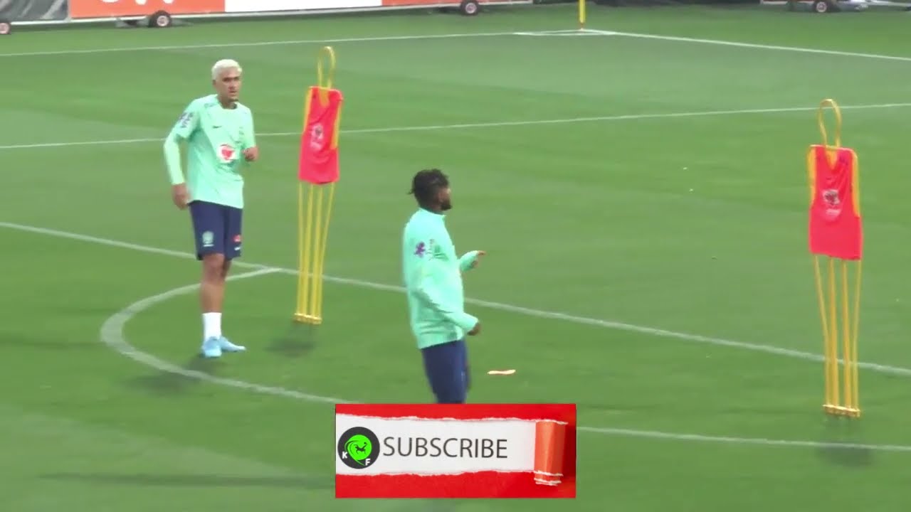 Brazil National Team Training Today / Possession + Finishing Drills