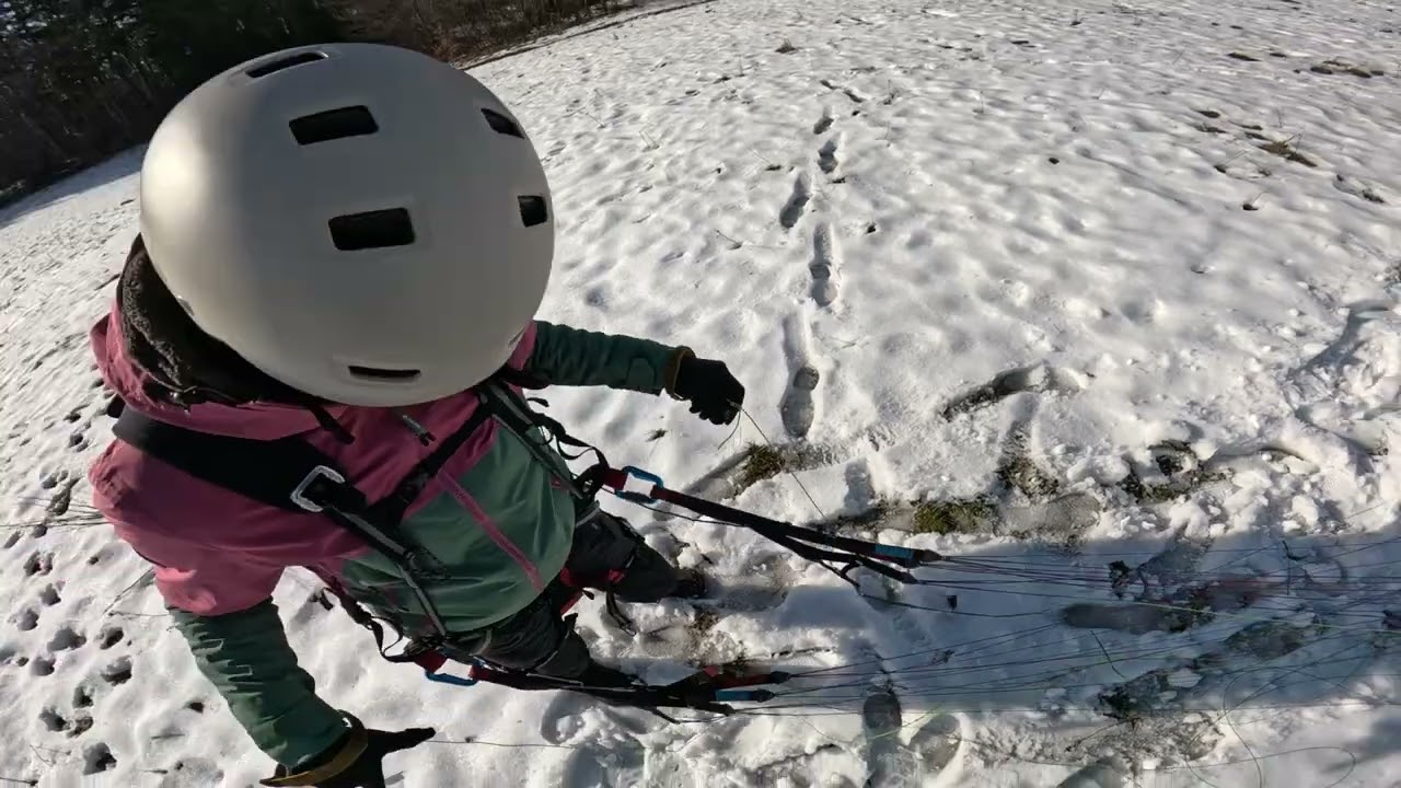 2024 11 26 Paragliding - Zásada - Groundhandling - Lenka