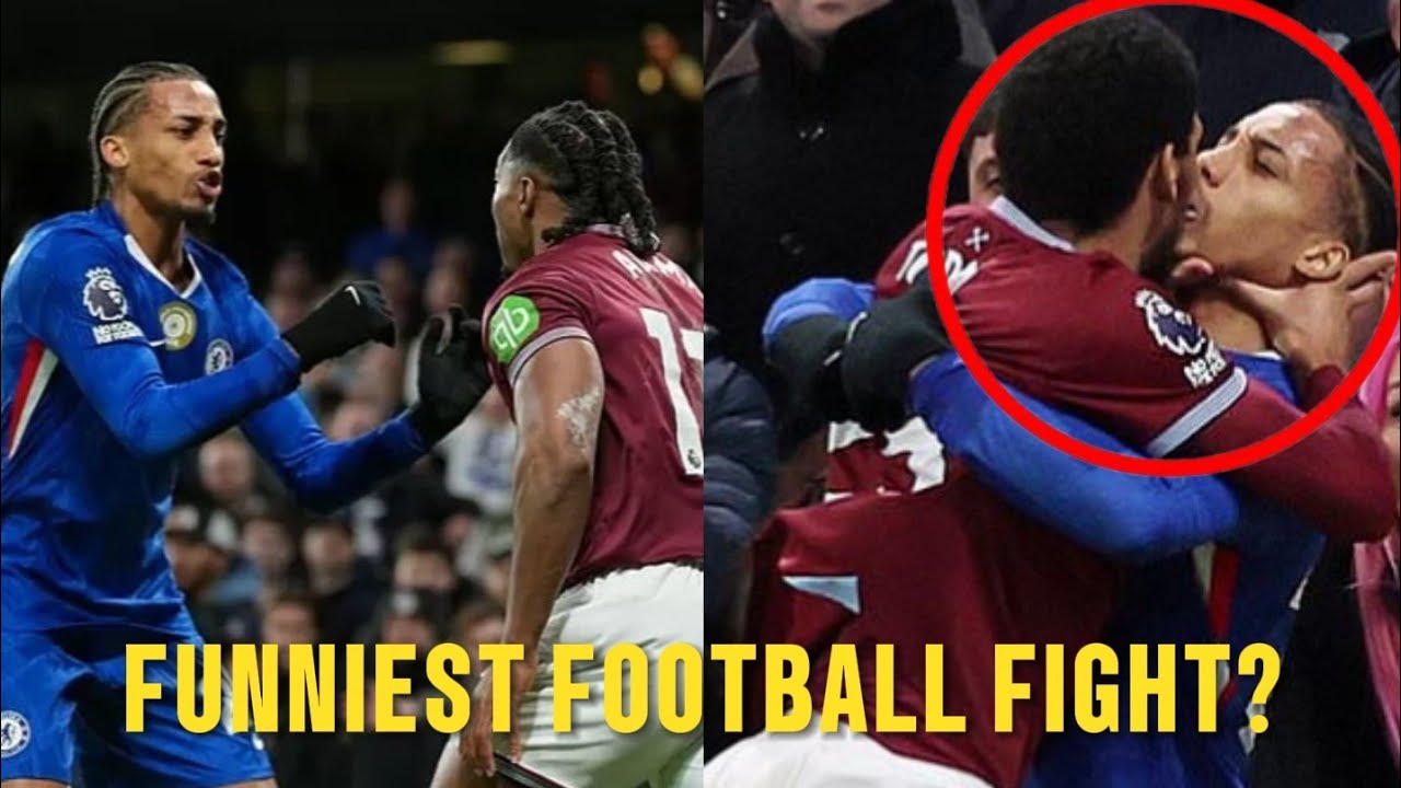 The FUNNIEST Football Fight Ever? Adama Traor&eacute; vs Everyone 😭⚽#PremierLeague #AdamaTraore #Football