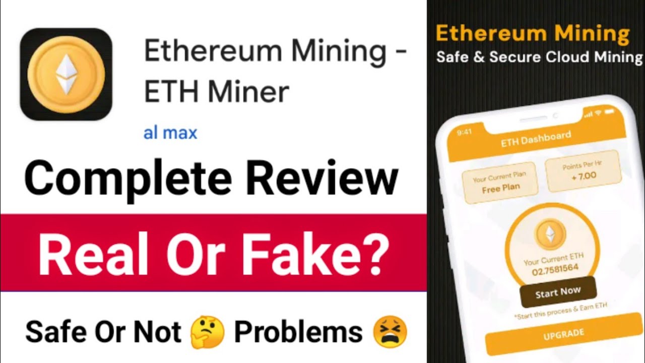 Ethereum Mining ETH Miner App Review ✅ Ethereum Mining App Legit Or Not? Ethereum Miner App