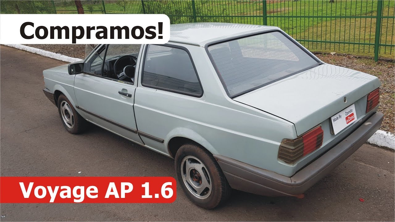 Compramos! Volkswagen Voyage AP 1.6 1988!