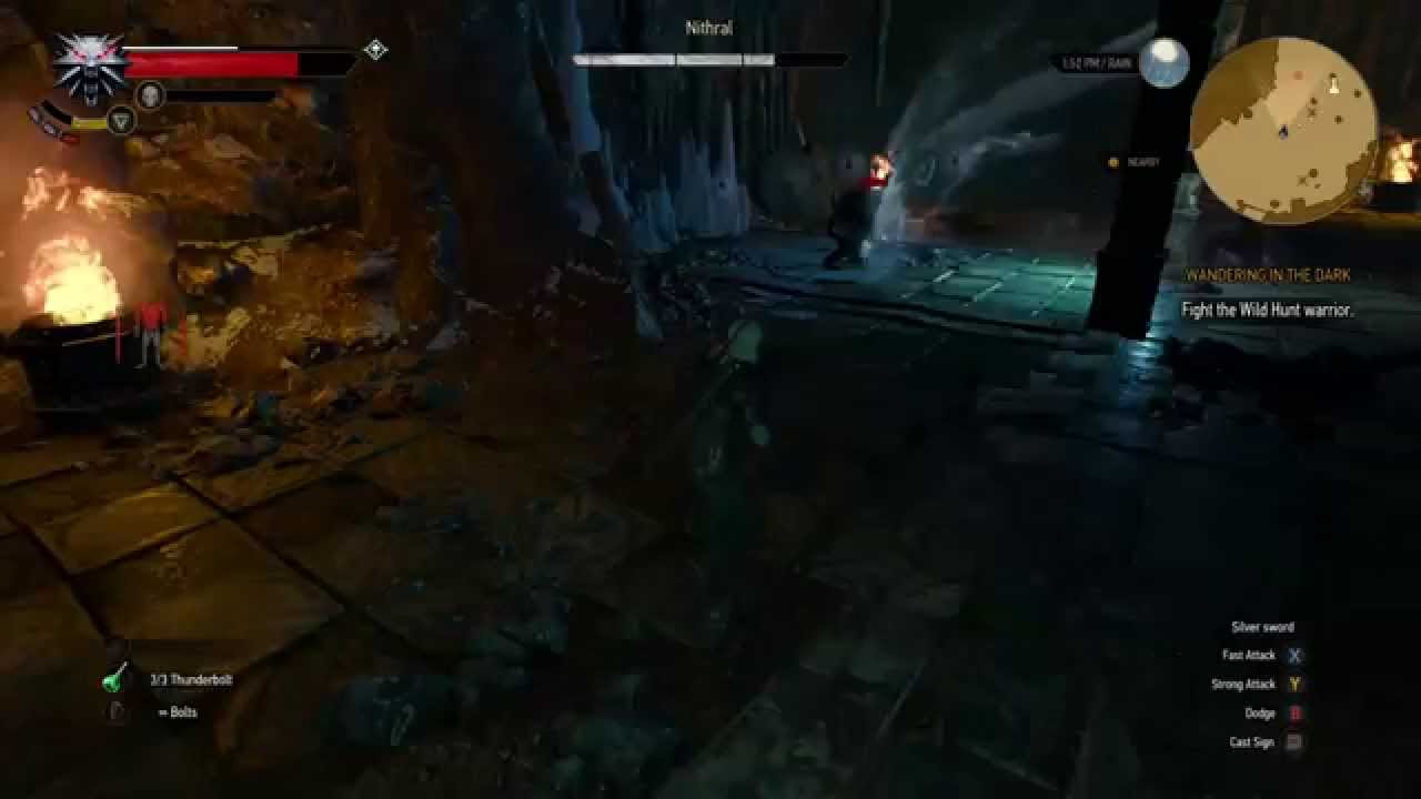 The Witcher 3: Wandering in the dark Fight the wild hunt warrior